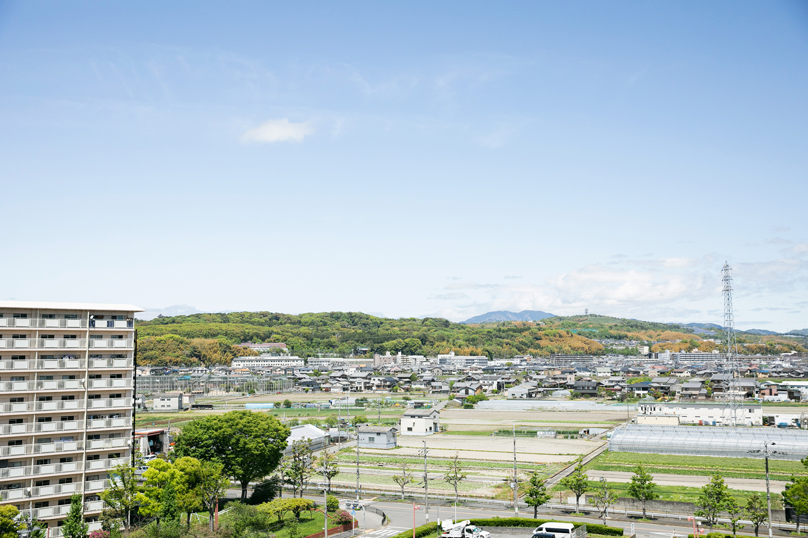 京都府向島ニュータウンの風景