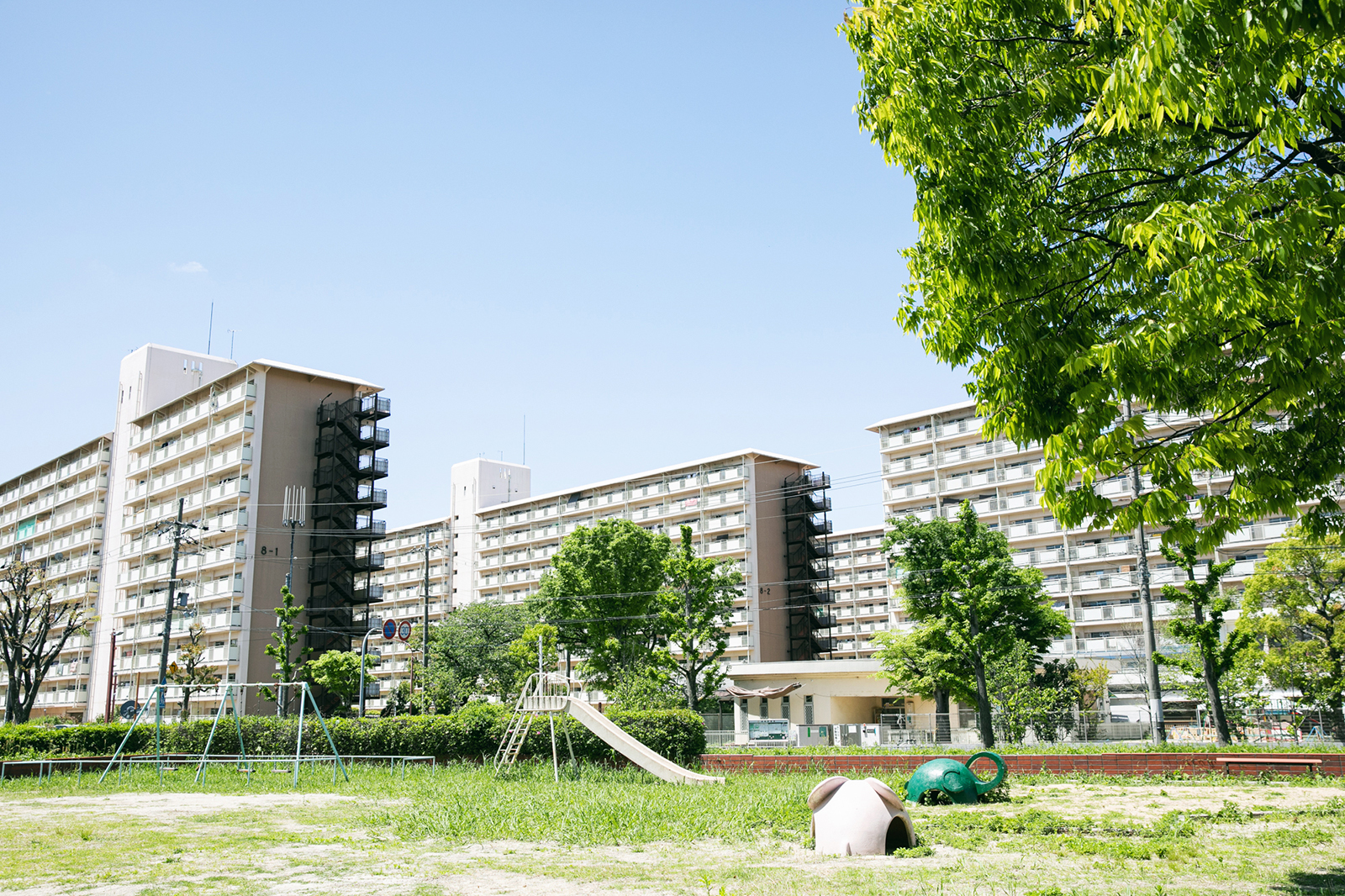 京都府向島ニュータウンの風景