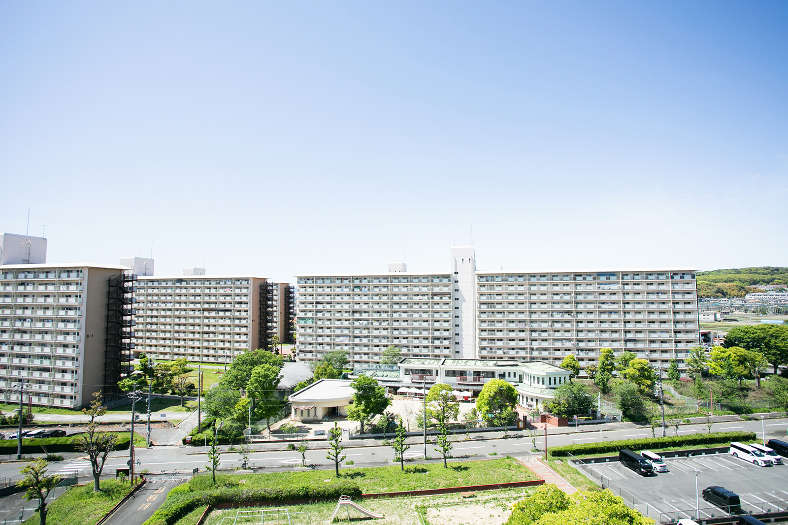 京都府向島ニュータウンの外観