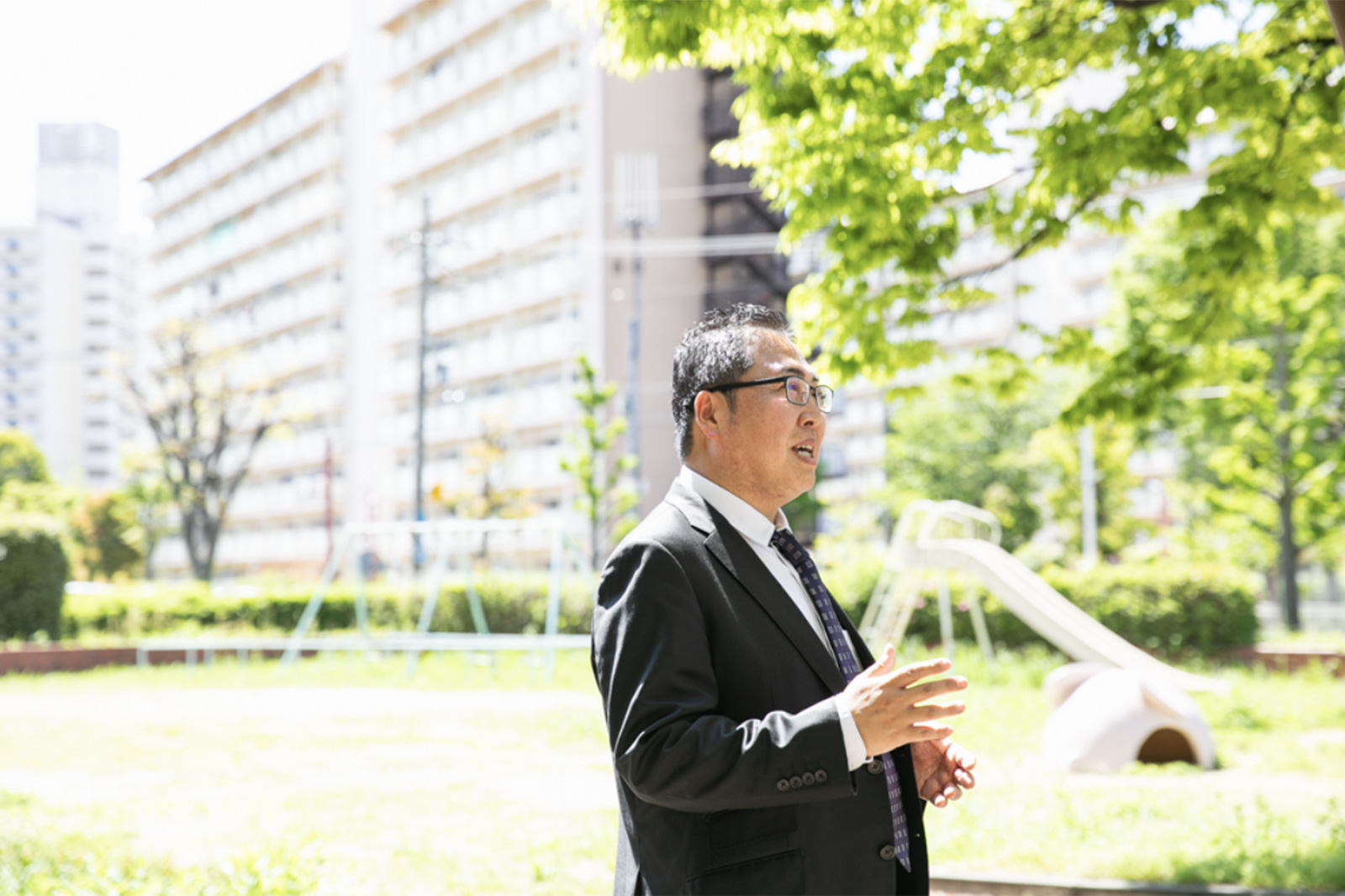 上席執行役員・入居促進・留学生支援部 部長の奥野雅裕