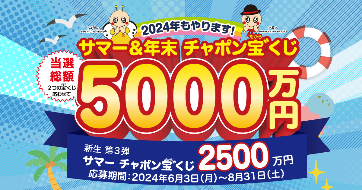 2024年サマーチャポン宝゛くじ